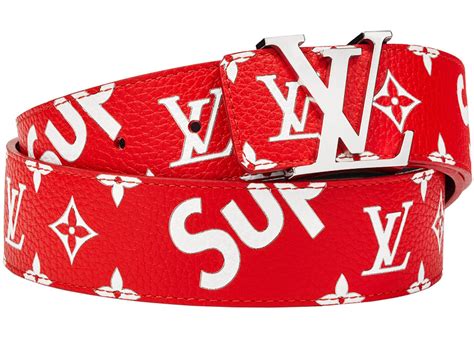 supreme louis vuitton prices belts|louis vuitton x supreme cartera.